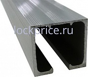 Картинка Верхний направляющий профиль 30х32мм 2м. TRACK SILVER 2M (Анодированная) для межкомнатных дверей